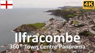 Breathtaking Aerial Tour of Ilfracombe Devon in 4K [upl. by Recneps]