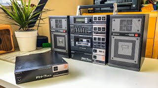 Sony FH7 MK II with rare battery pack 1980s tech [upl. by Esau]