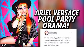 ARIEL VERSACE Pool PARTY DRAMA [upl. by Petite]