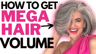 HOW TO GET MEGA HAIR VOLUME  MY SECRET SAUCE  Nikol Johnson [upl. by Notelrahc54]