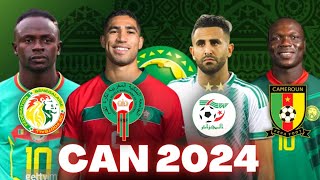 CAN 2024  Des matchs incroyables en perspective Maroc Algérie Sénégal Egypte [upl. by Ailem]