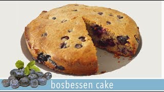 Bosbessencake met havermout  RENSKE VISSER GEWICHTSCONSULENT [upl. by Mcgean400]