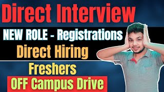 Mass Hiring  OFF Campus Drive For 2024  2023  2022  2021 Batch  Latest Fresher Jobs 2024 [upl. by Yadsendew]