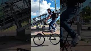 TALLEST FIXED GEAR BIKE alertabogota [upl. by Graff]