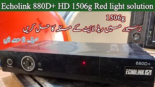 1506g Receiver red light problem solutionEcholink 880D Receiver red light problem solved [upl. by Naillij]