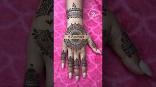 New trending mandala designtrending tape henna on mandala mehandi mehndi [upl. by Eceinej]