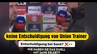 Nenad Bjelica im Interview nach der Attacke gegen Leroy sané keine Entschuldigung  NenadBjelica [upl. by Breban]