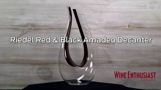 Riedel Red amp Black Amadeo Decanter [upl. by Ronn]