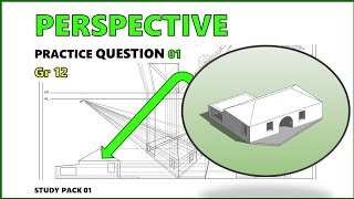 Perspective Drawing Grade 12 from The Study Pack [upl. by Theodor]