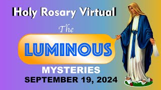 Holy Rosary Thursday 9192024 🧡 Luminous Mysteries of the Rosary —Holy Rosary Today Virtual [upl. by Enelegna]