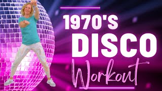 15 min 1970s DISCO Workout  Disco Music Dance Workout [upl. by Giffer86]