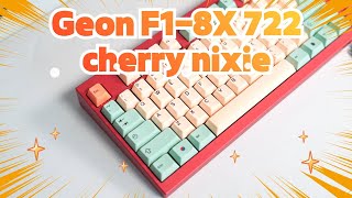 cherry nixie switch keyboard sound 체리 닉시 스위치에 너무 큰 기대를 했다 뭔가 꽉찬 소리가 없어 아쉽네 [upl. by Kirsten]