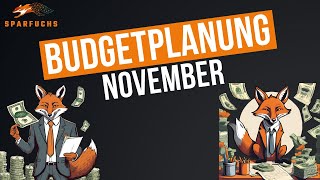 Budgetplanung im November  Finanzen organisieren [upl. by Nesyt]