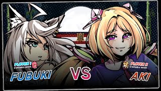 Idol Showdown Chzchan Fubuki VS AaronCube Aki 5182024 [upl. by Niahs]