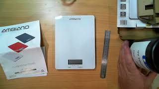 Unboxing Aldi 5Kg Digital Kitchen Scale [upl. by Ecinaj69]