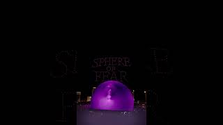 To kick off Sphere’s frightfilled festival a drone show took the Exosphere to new heights [upl. by Ainivad929]