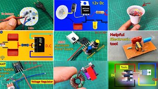 Top 10 Simple electronics projects for beginners 2024 [upl. by Eimia]