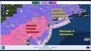 Joe amp Joe Weather Show Winter Storm Warning Heavy Snow Moving Northeastward [upl. by Eerat]