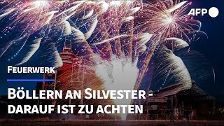 SilvesterFeuerwerk Darauf ist beim Böllern zu achten  AFP [upl. by Htiel753]