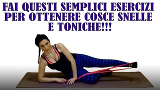 gambe snelle e toniche  esercizi gambe con elastico  esercizi pilates [upl. by Painter]