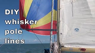 Adding a DIY downhaul to my spinnaker pole [upl. by Carley925]