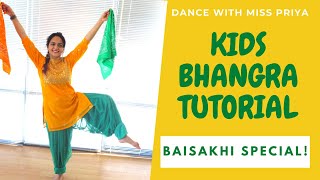 BaisakhiVaisakhi Special  Kids Bhangra Tutorial  Mera Nachan Nu Airlift [upl. by Ylek]