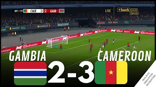 AFCON2023 GAMBIE 23 CAMEROUN  Résumé • Simulation et loisirs de jeux vidéo [upl. by Kotta364]