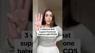 3 Vitamins that support hormone balance with pcos [upl. by Lodie]