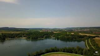 Flug von ObersulmEichelberg über ObersulmWeiler zum Breitenauer See [upl. by Nael]