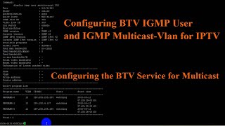 Configuring BTV IGMP User and IGMP multicastvlan for IPTV service in Huawei OLT  Technical Hakim [upl. by Brigit]