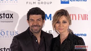 Pierfrancesco Favino e la moglie Anna Ferzetti sul red carpet [upl. by Florri]