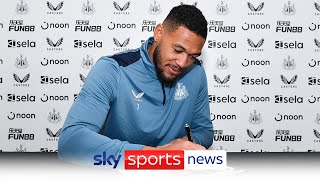 Joelinton signs a new longterm contract at Newcastle [upl. by Helbona]