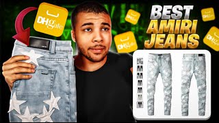 BEST 11 Amiri Jeans on Dhgate 2024 [upl. by Dani70]