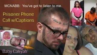 quotI Would Sell My Soul For Youquot Chris McNabbCortney Bell Dramatic Jailhouse Phone Call wSubtitles [upl. by Nnaik]