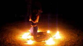 Amazing Fire Hoop Dance [upl. by Aseel]