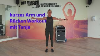 kurzes Workout für Arme und Rücken Tanja [upl. by Coleman]