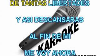 ME VOY AHORA ISMAEL MIRANDA KARAOKE [upl. by Koby]