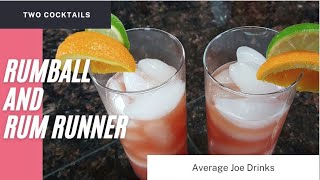 How to make a Rum Runner and How to make a RumBall using Rumchata  Average Joe Drinks Episode 11 [upl. by Nairrot]