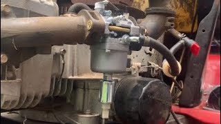 HOWTO Replace carburetor on Briggs and Stratton intek 14521HP Engine  craftsman mower repair [upl. by Toffey]