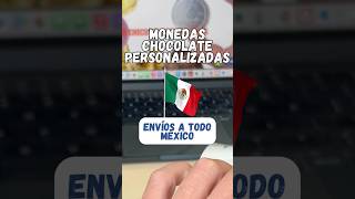 ¡Nuestras monedas chocolate personalizadas donde tú quieras Envíos a todo México 🇲🇽📦 [upl. by Eddra]