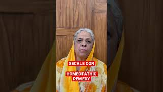 SECALE COR  Homeopathic Remedy video youtube medicine nagpur homeopathy youtubeshorts mumbai [upl. by Oira]