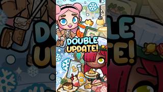 DOUBLE avatarworld UPDATE📣 SNOWY WEATHER is finally here with our NEW Fancy Restaurant❄️🍝⭐pazu [upl. by Gnex266]