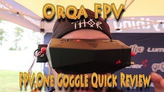 Orqa FPVOne Goggles First Look 11152019 [upl. by Anits]