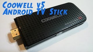 Coowell V5 Android TV Stick Review [upl. by Aznarepse]