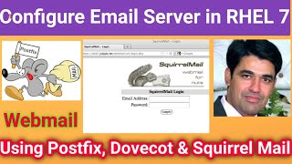 Configure Email Server using PostFix Dovecot and Squirrel Mail in RHEL 7 CentOS 7 Nehra Classes [upl. by Margherita]