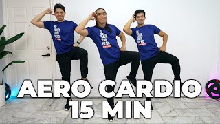 15 MIN CARDIO AEROBICS WORKOUT  All Standing  FH082 [upl. by Aiyn457]