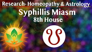 Research Astrology amp Homeopathy Syphillis 8th House amp Planets [upl. by Adley]