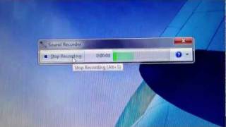 การบันทึกเสียงใน Windows7 [upl. by Toor]