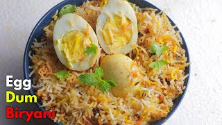 ఎంతో ఈసీ ఎగ్ ధం బిర్యానీ  How to make Hyderabadi Egg Dum Biryani at home in Telugu VismaiFood [upl. by Fusco]