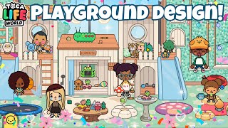 PARK amp PLAYGROUND DESIGN  SNUGGLE CUBS PACK  TOCA LIFE WORLD [upl. by Thalia744]